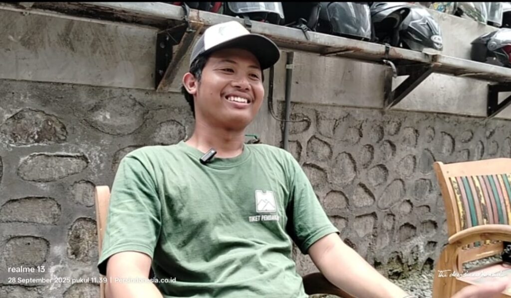 Dimas, selaku Koordinator Lapang di site Ngantang,Kabupaten Malang, Omah Tepus