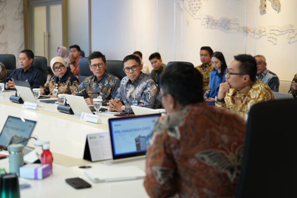 Suasana rapat koordinasi BP BUMN dengan direksi BRI BNI Mandiri BTN