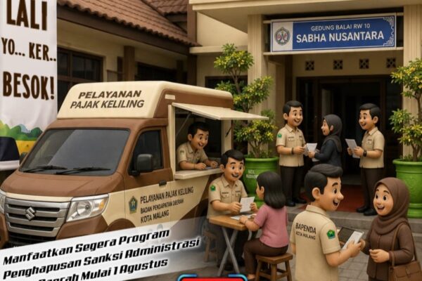 Kepala Bidang Pengendalian Pajak Daerah Bapenda Kota Malang Syarif Hidayat memberikan keterangan