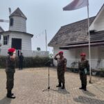Ketua DPC GRIB JAYA Kota Batu, Suliono, S.H., M.Kn., memimpin upacara HUT ke-81 RI. Foto Suliono SH MK Ketua GRIB JAYA Kota Batu memimpin upacara HUT ke-81 RI