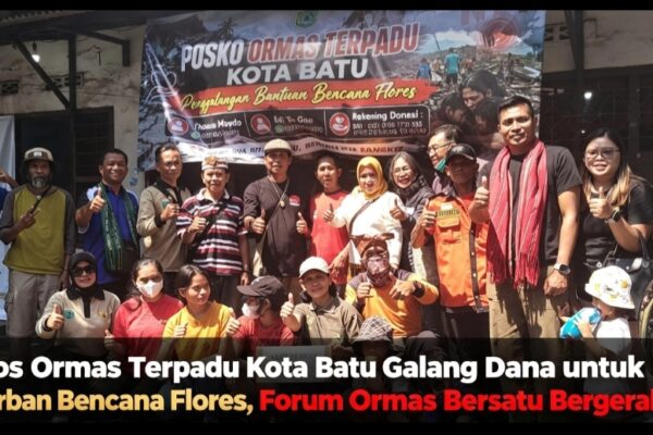 Forbes Koba Kota Batu galang dana untuk korban bencana Flores. Penggalangan di 3 titik, libatkan ormas lintas sektor. Salurkan donasi melalui rekening BRI.