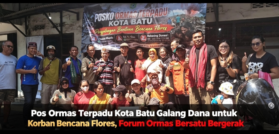 Forbes Koba Kota Batu galang dana untuk korban bencana Flores. Penggalangan di 3 titik, libatkan ormas lintas sektor. Salurkan donasi melalui rekening BRI.