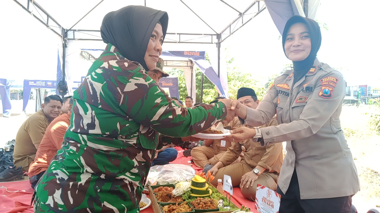Danramil Sedati apresiasi perhatian dari Polsek dan Kecamatan Sedati.